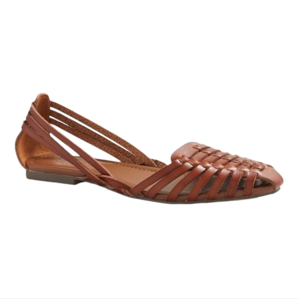 J. Crew Brown Woven Sandals